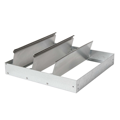 Galvanized frame / Aluminum blades - 8"-30" - No flange - Exhaust or Supply