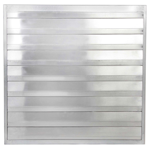 Galvanized frame / Aluminum blades - 31"-60" - No flange - Exhaust or Supply