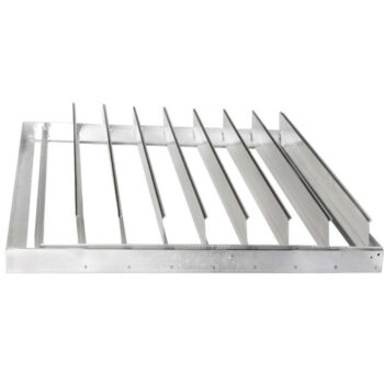 Galvanized frame / Aluminum blades - 31"-60" - No flange - Exhaust or Supply