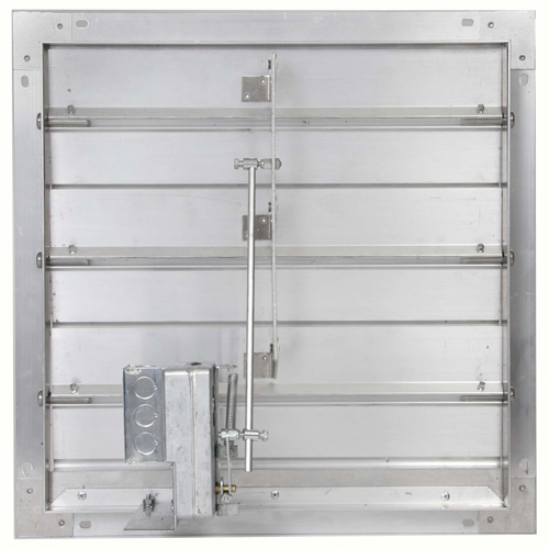 Aluminum Flanged Frame Damper with motor