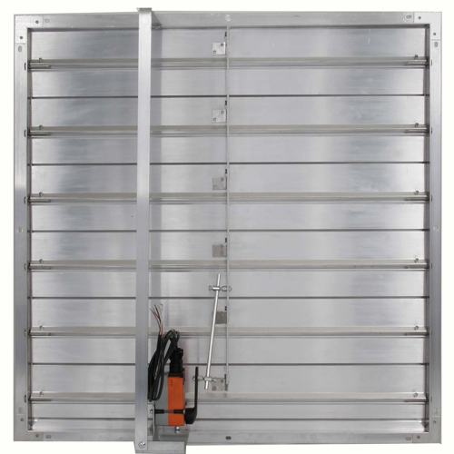 Aluminum Flanged Frame Damper with motor