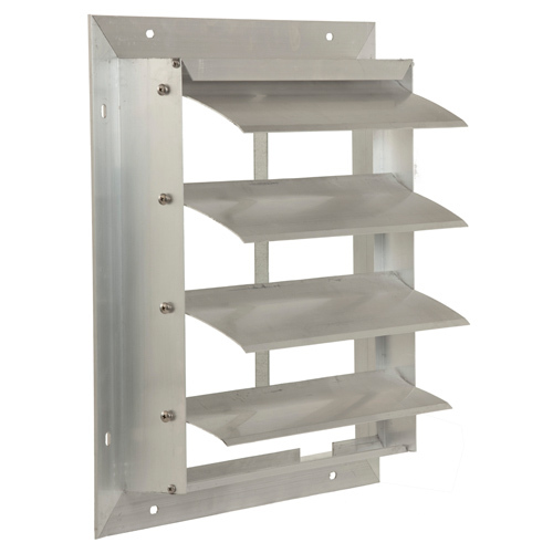 Aluminum frame and blades - Rear flanged 12"-48" Maximum velocity 3250 FPM