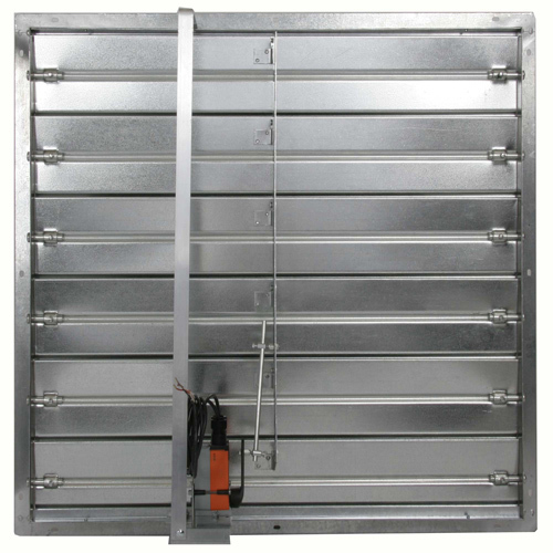 Galvanized Steel Flanged Frame Damper with motor